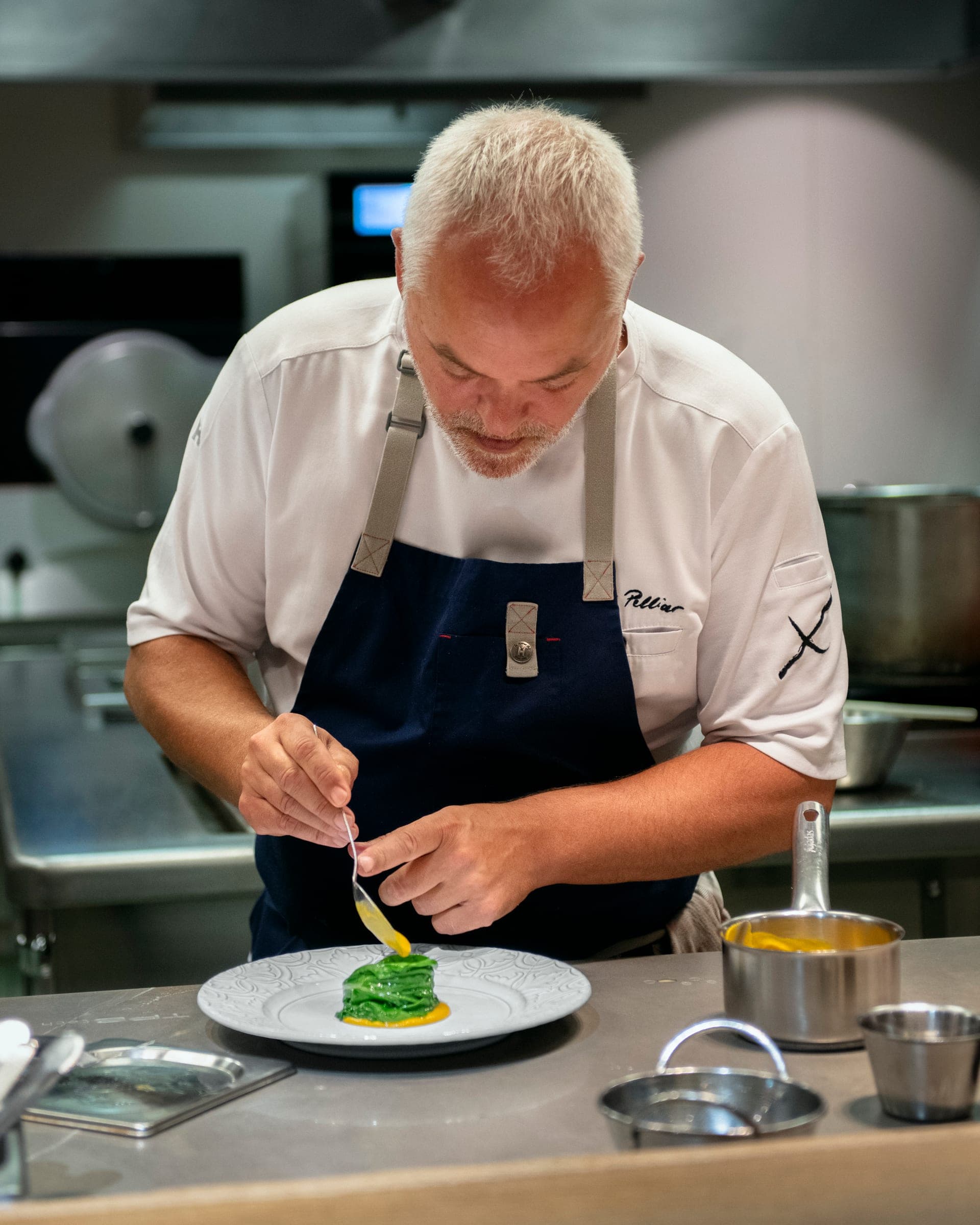 Xavier Pellicer en la cocina