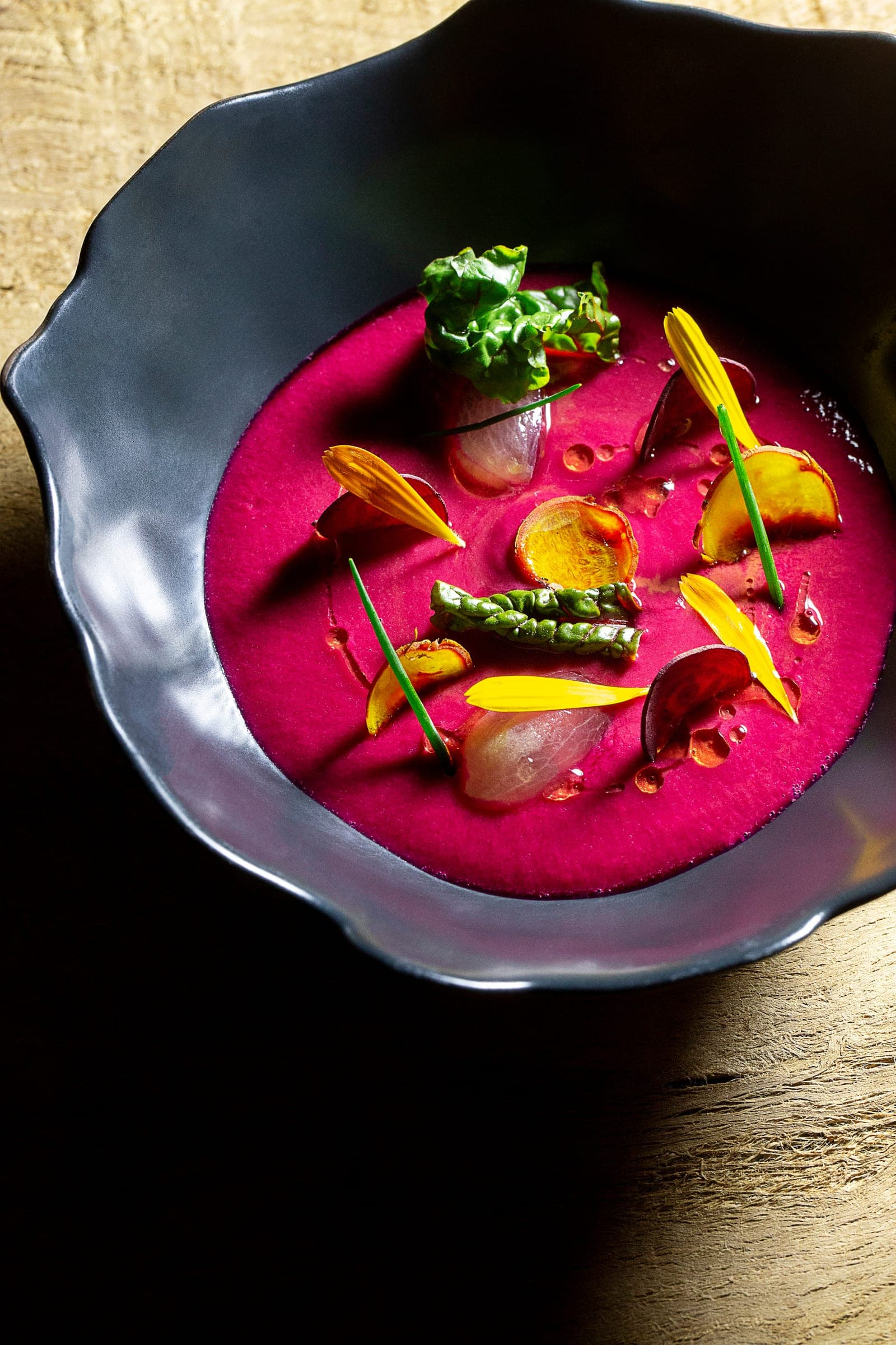 Plato de verduras de temporada en Xavier Pellicer